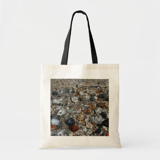 Granite Pebbles in Tenaya Lake at Yosemite Tote Bag (Front)