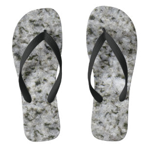 Granite Rock White Jandals