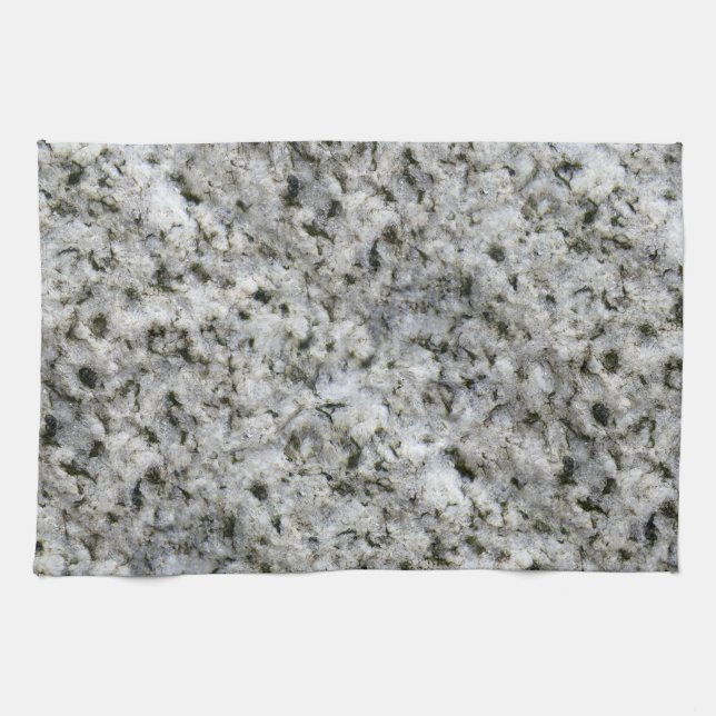 Granite Rock White Tea Towel (Horizontal)