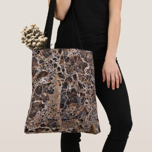 Granite Stone Pattern All-Over-Print Tote Bag