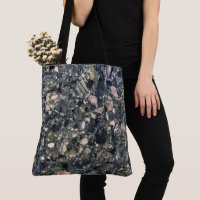 Granite Stone Pattern All-Over-Print Tote Bag