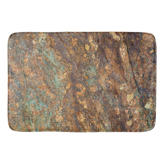 Granite Stone Pattern Bath Mat (Front)