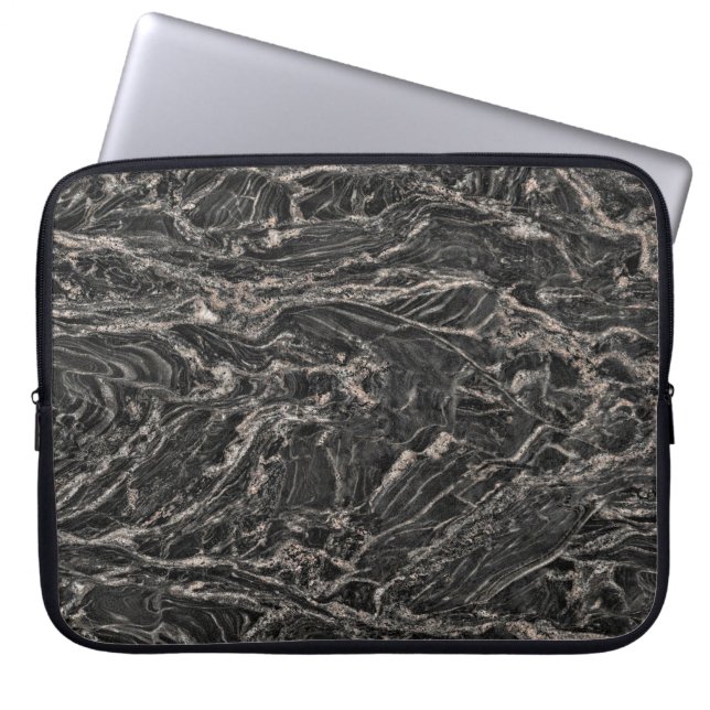 Granite Stone Pattern Laptop Sleeve (Front)
