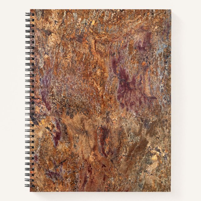 Granite Stone Pattern Spiral Notebook (Front)