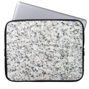 Granite surface pattern laptop sleeve