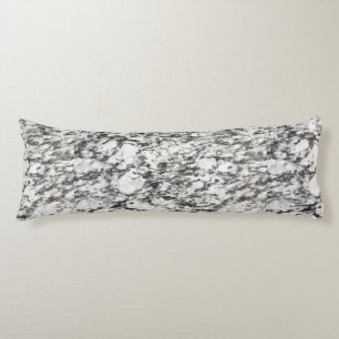 Granite texture Background of marble in black Body Cushion