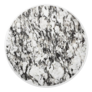 Granite texture   Background of marble in black Ceramic Knob