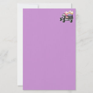 Grannies Ride Black Pickup Truck Stationery