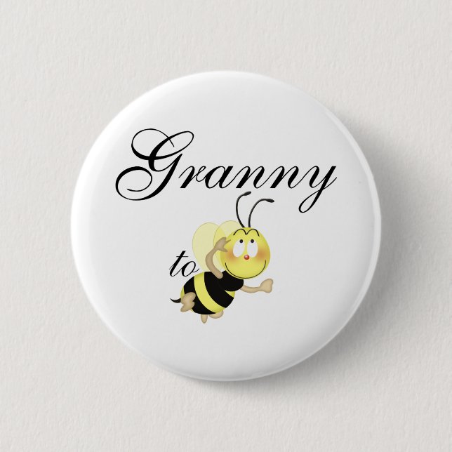Granny 2 be 6 cm round badge (Front)