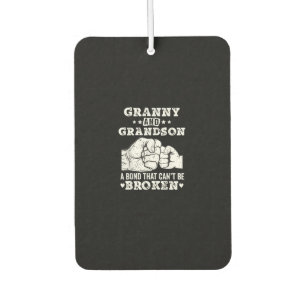 Granny And Grandson A Bond That Cant Be Broken Car Air Freshener