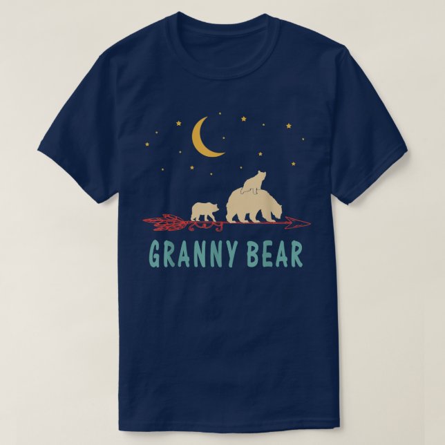 Granny Bear with 2 Cubs Shirt Twice Blessed Granny (Design Front)