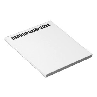 Granny Camp Retro Text Notepad