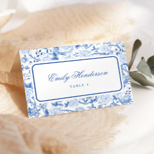 Granny Chic Chinoiserie Wedding Table Place Cards