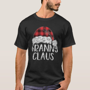 Granny Claus Christmas Costume Gift Santa Matching T-Shirt