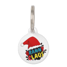 granny claus christmas gift, pet tag