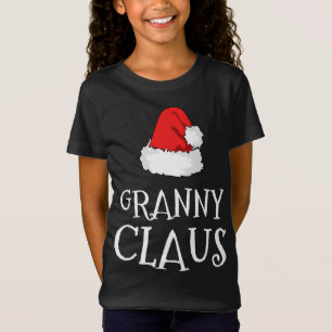 Granny Claus Christmas Hat Family Group Matching P T-Shirt