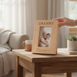 Granny Definition Laser Etched Picture Frame<br><div class="desc">Granny Definition Laser Etched Picture Frame Etched Frames Photo Frame features the text "Granny" in modern script typography with your custom definition of your granny below or use the one shown. Created by Evco Studio www.zazzle.com/store/evcostudio</div>