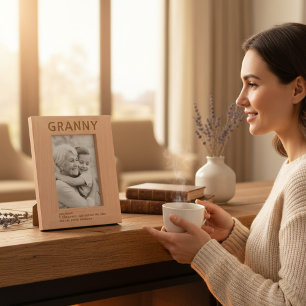 Granny Definition Laser Etched Picture Frame