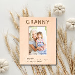 Granny Definition Laser Etched Picture Frame<br><div class="desc">Granny Definition Laser Etched Picture Frame Etched Frames Photo Frame features the text "Granny" in modern script typography with your custom definition of your granny below or use the one shown. Created by Evco Studio www.zazzle.com/store/evcostudio</div>
