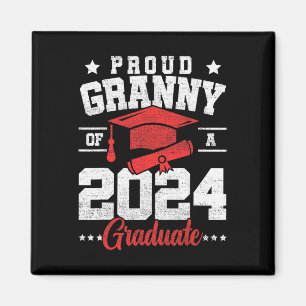 Granny Of A Cl Of 2024 Graduate Senior Graduation  Magnet