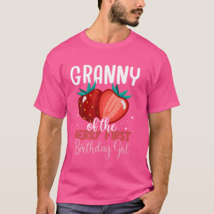 Granny of The Berry First Birthday Girl Cute Famil T-Shirt