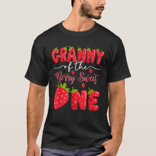 Granny Of The Berry Sweet One 1St Birthday Strawbe T-Shirt