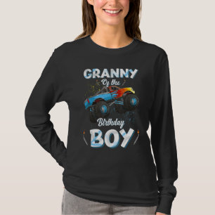 Granny Of The Birthday Boy Monster Truck Bday Wome T-Shirt