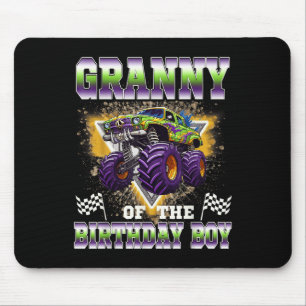 Granny Of The Birthday Boy Monster Truck Birthday Mouse Pad