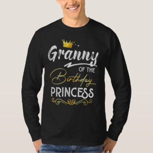 Granny Of The Birthday Princess Girl Party Family T-Shirt