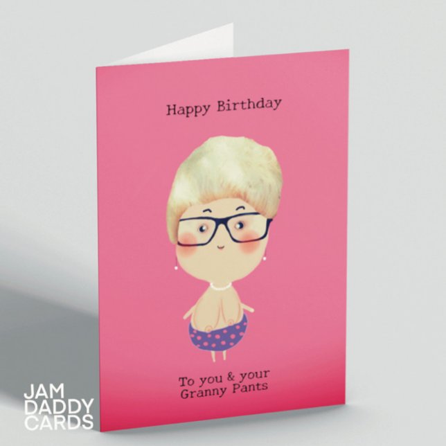 Granny Pants Birthday Card (Creator Uploaded)