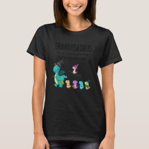 Granny Saurus Like A Normal Grandma Dinosaur T-Shirt