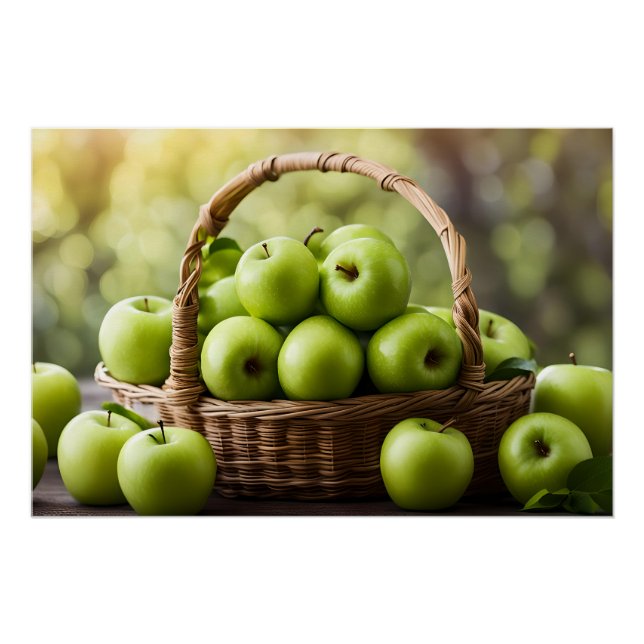 Granny Smith Apples Poster (Front)