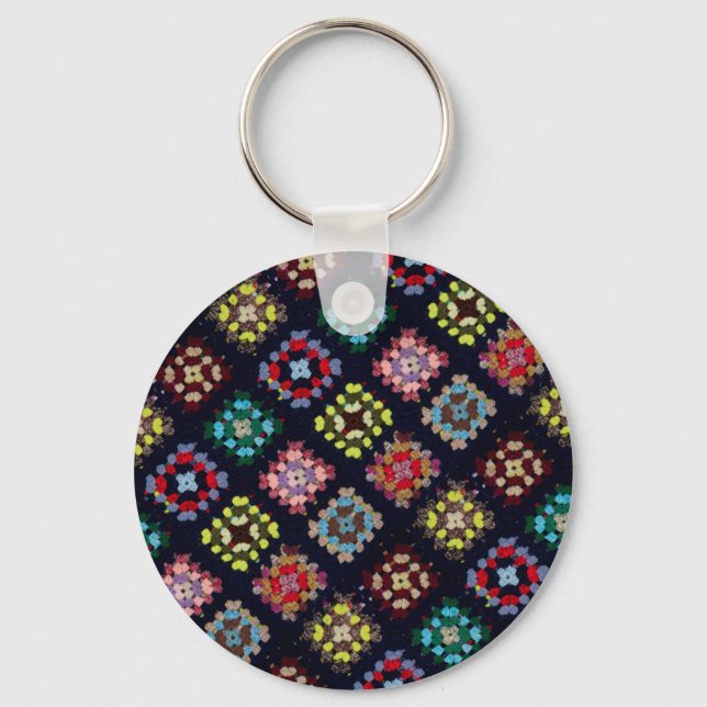 Granny squares key ring (Front)
