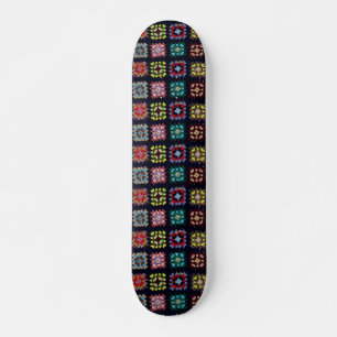Granny squares skateboard