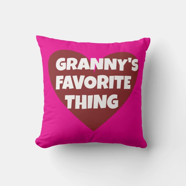 GRANNY'S FAVORITE THING  CUSHION (Front)