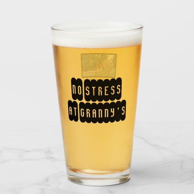Granny's Hideout Beverage Glass (Back Filled)