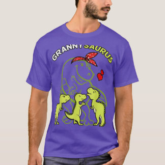 Grannysaurus Granny Tyrannosaurus Dinosaur Mothers T-Shirt