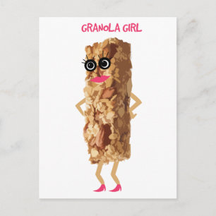Granola Girl Postcard