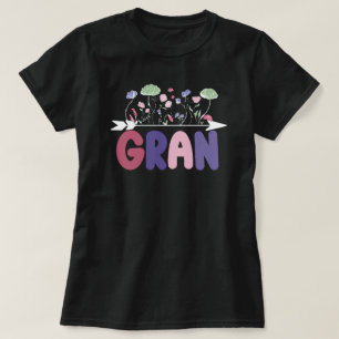 Gran's Wildflower Garden: Vibrant Gran  T-Shirt