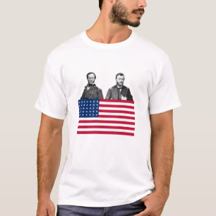Grant and Sherman -- Quote On Back T-Shirt