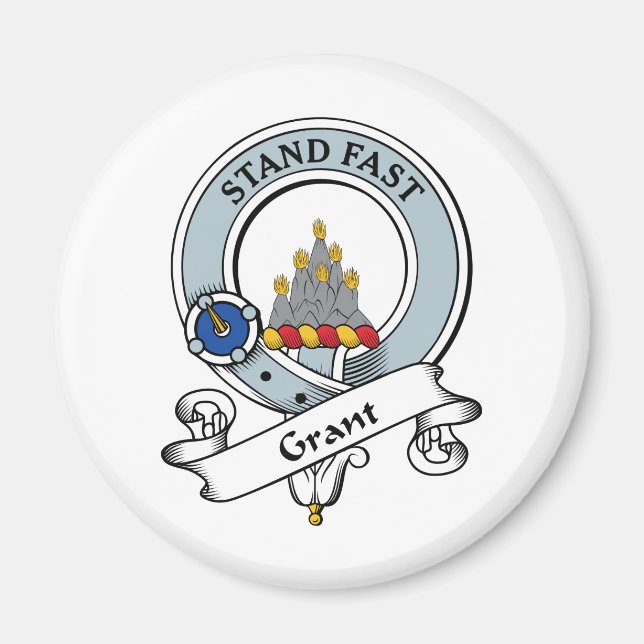 Grant Clan Badge Magnet (Front)