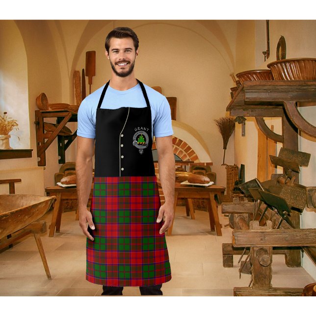 Grant Clan Badge & Tartan Kilt Apron (Creator Uploaded)