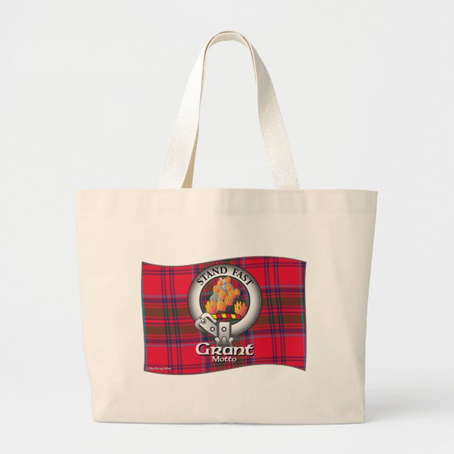 Grant Clan Large Tote Bag (Front)