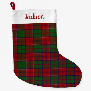 Grant Clan Tartan Scottish Plaid Large Christmas Stocking