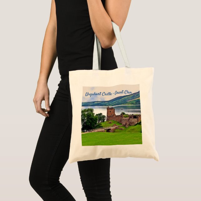 Grant Clan's Urquhart Castle Loch Ness Scotland  Tote Bag (Front (Product))