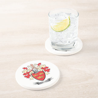Grant Family Crest Coat of Arms Coaster