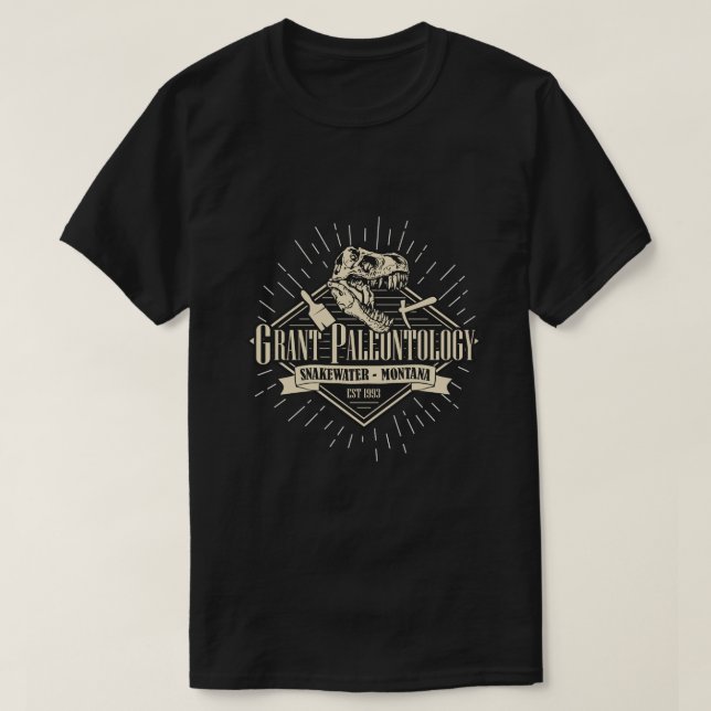 Grant paleontology T-Shirt (Design Front)