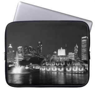 Grant Park Chicago Grayscale Laptop Sleeve