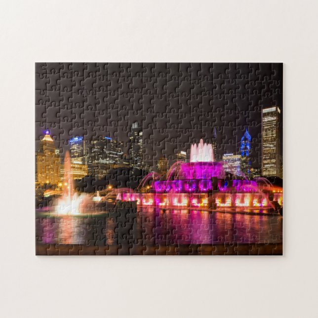Grant Park Chicago Jigsaw Puzzle (Horizontal)