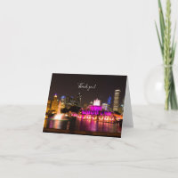 Grant Park Chicago Thank You Card